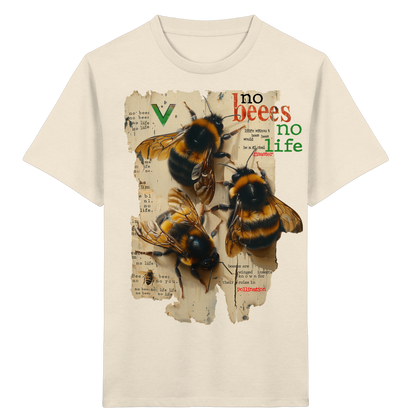 vegwear "no bees no life" - Kinder bio T-Shirt