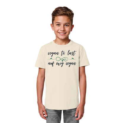 vegwear "vegan to last" - unisex Kinder T-Shirt, bio, vegan