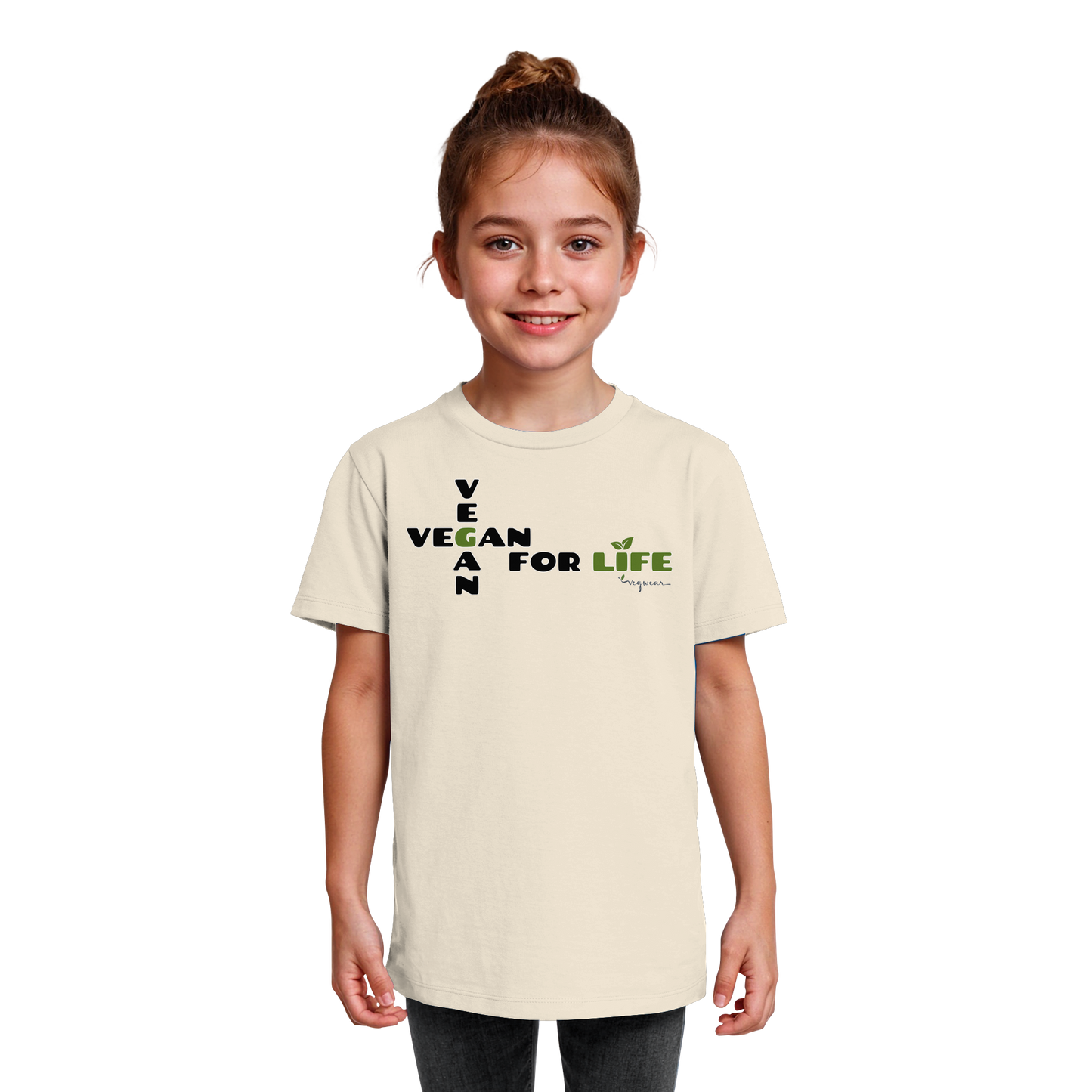 vegwear "vegan for life" - unisex Kids Organic T-Shirt