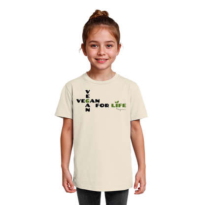 vegwear "vegan for life" - unisex Kids Organic T-Shirt