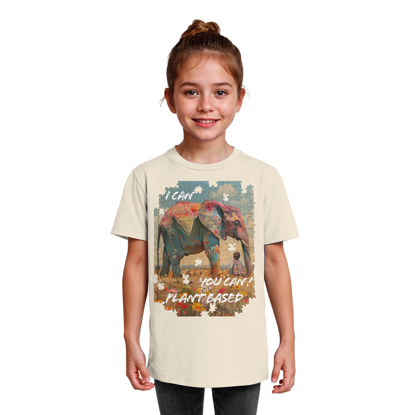 vegwear "I can you can"- unisex Kinder T-Shirt, bio, vegan