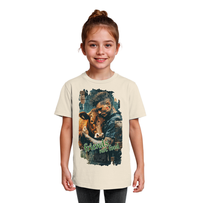 vegwear "friends not food" - unisex Kids bio T-Shirt, vegan, fair