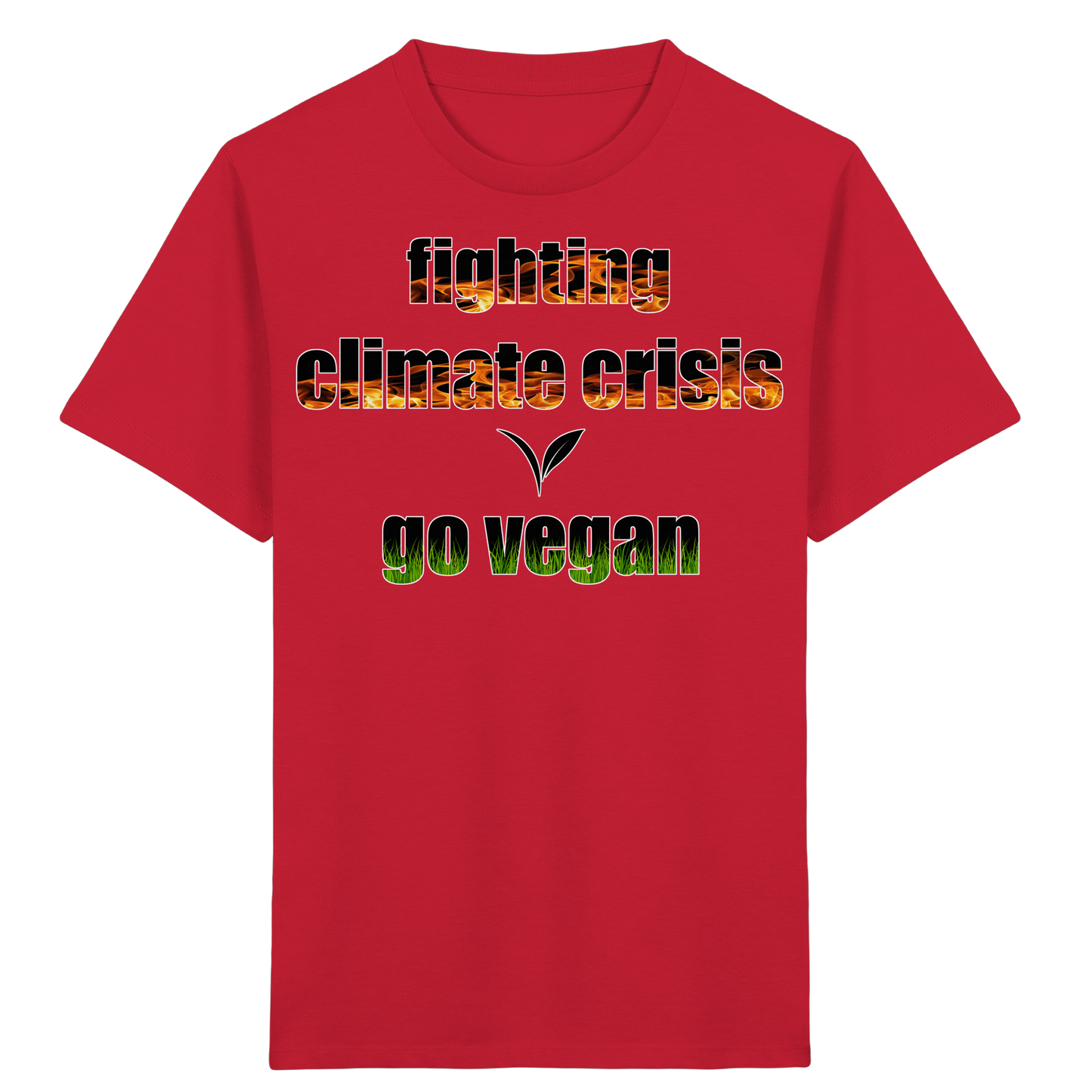 vegwear "fighting climate crisis" - Kids Bio T-Shirt für kleine Weltverbesserer