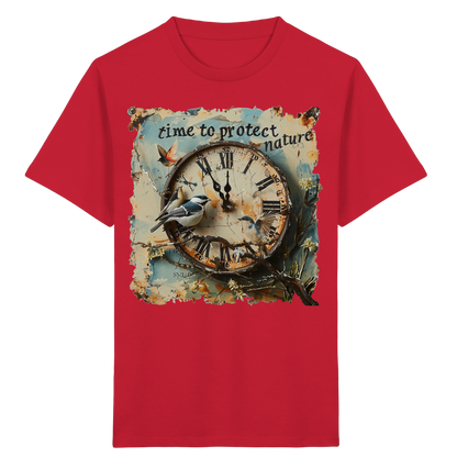 vegwear "time to protect nature" - unisex Kinder T-Shirt, nachhaltige Mode