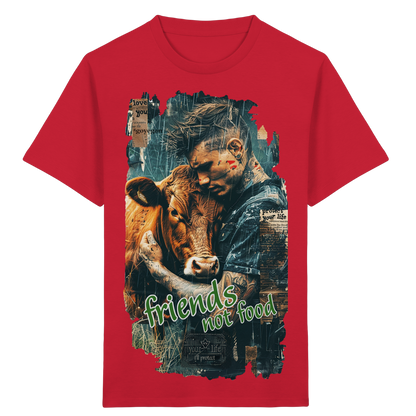 vegwear "friends not food" - unisex Kids bio T-Shirt, vegan, fair