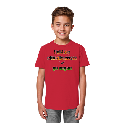 vegwear "fighting climate crisis" - Kids Bio T-Shirt für kleine Weltverbesserer