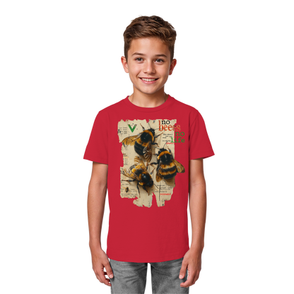 vegwear "no bees no life" - Kinder bio T-Shirt