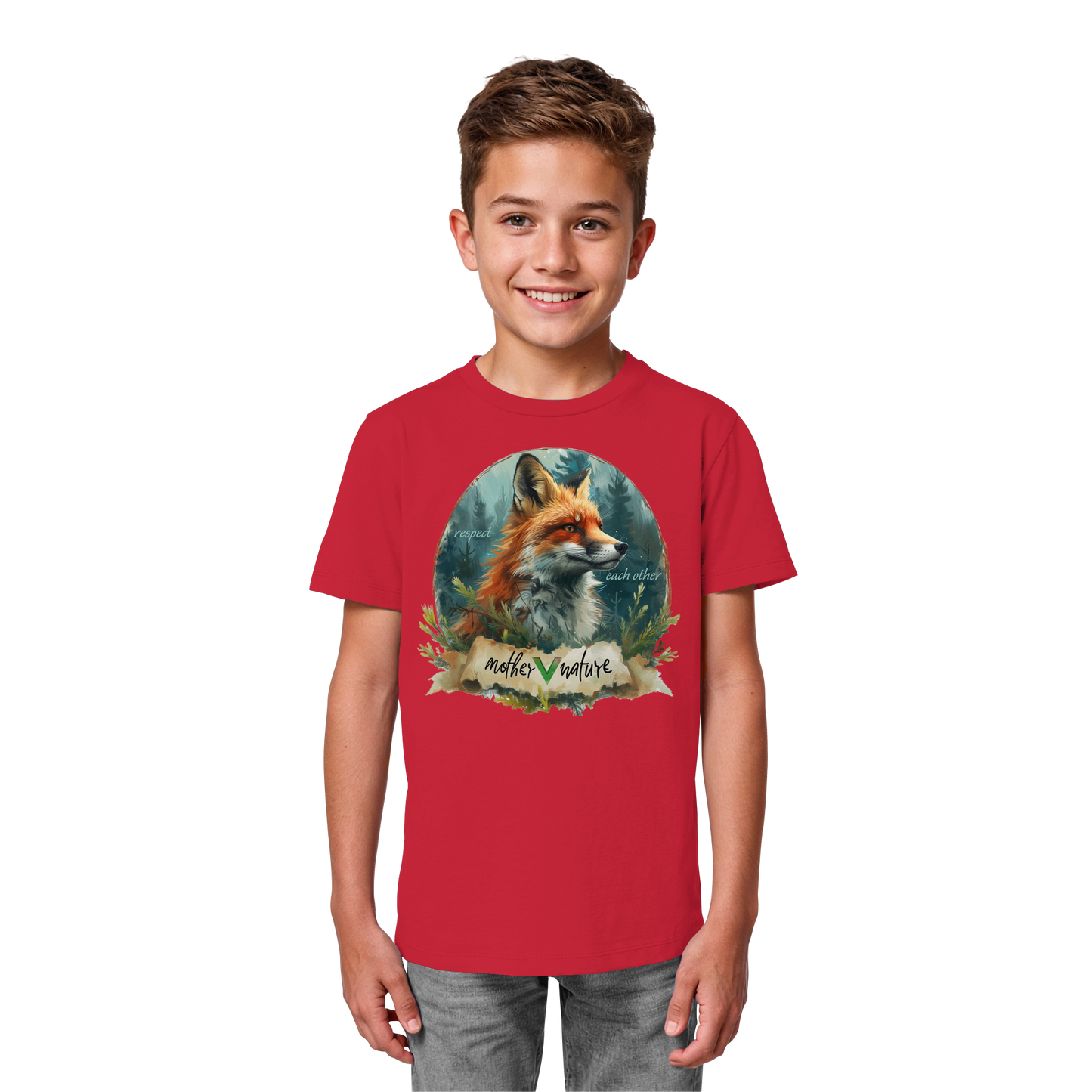 vegwear "respect each other" - unisex Kids T-Shirt, bio, vegan