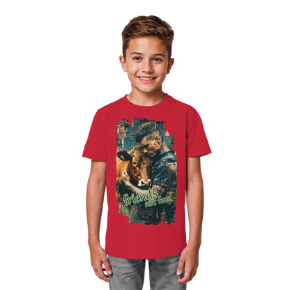 vegwear "friends not food" - unisex Kids bio T-Shirt, vegan, fair