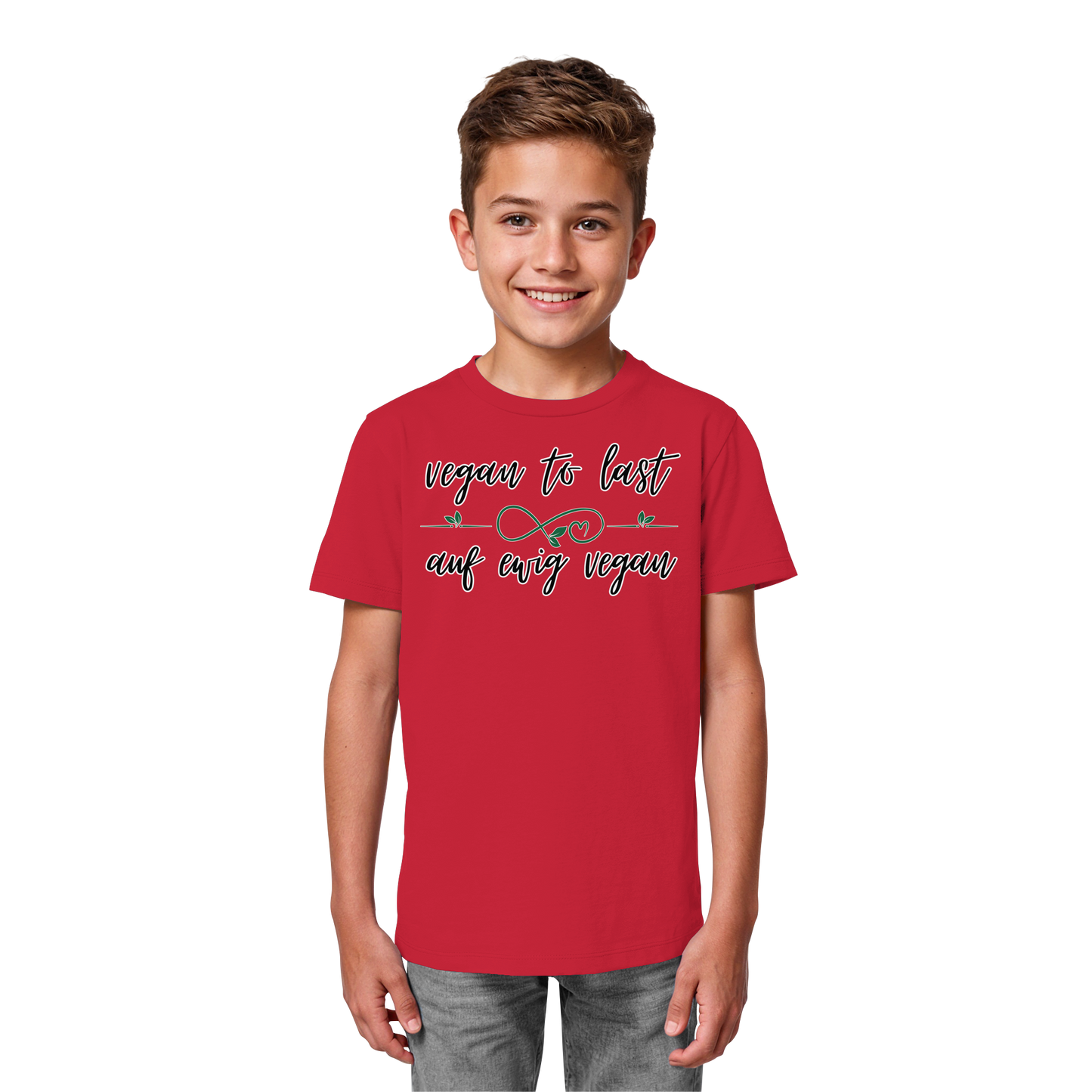 vegwear "vegan to last" - unisex Kinder T-Shirt, bio, vegan