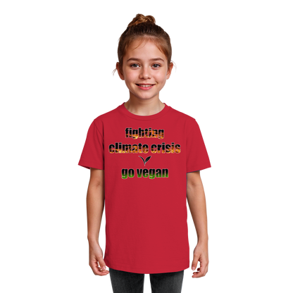 vegwear "fighting climate crisis" - Kids Bio T-Shirt für kleine Weltverbesserer