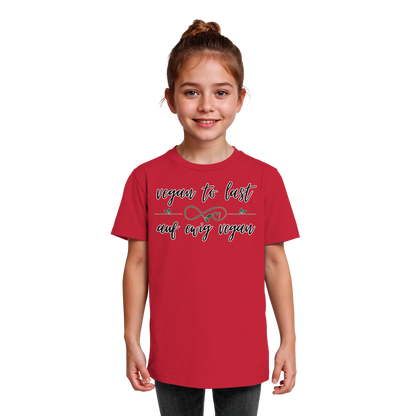 vegwear "vegan to last" - unisex Kinder T-Shirt, bio, vegan