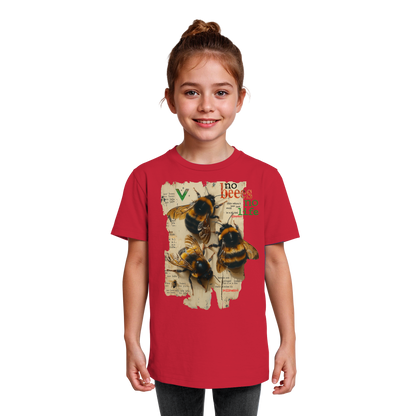 vegwear "no bees no life" - Kinder bio T-Shirt