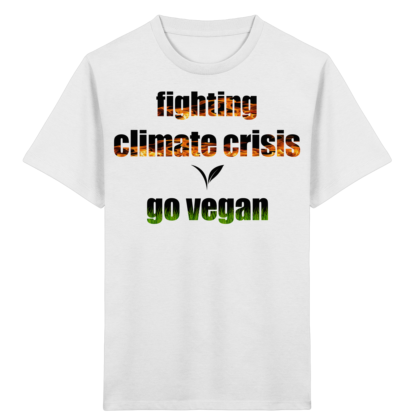 vegwear "fighting climate crisis" - Kids Bio T-Shirt für kleine Weltverbesserer