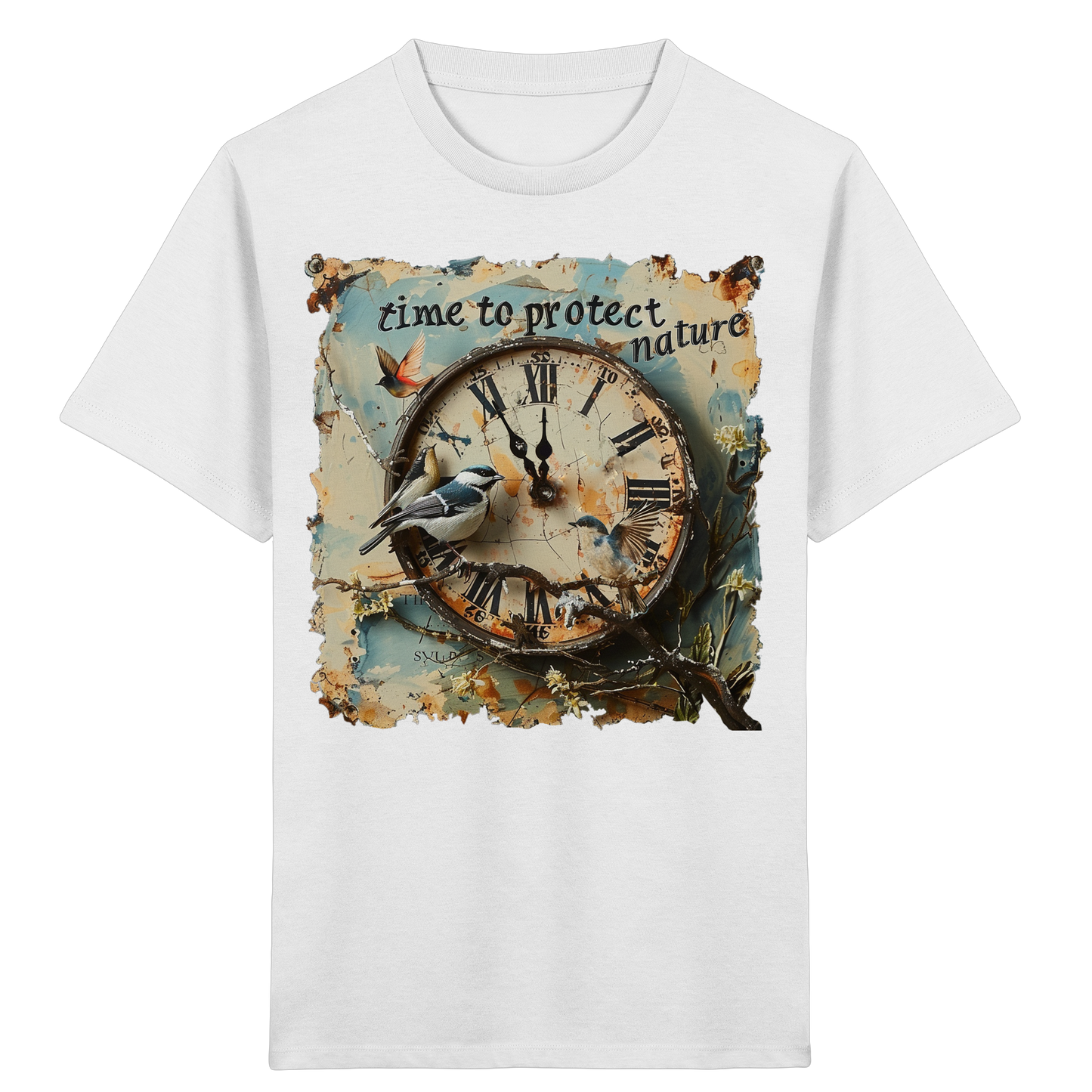 vegwear "time to protect nature" - unisex Kinder T-Shirt, nachhaltige Mode