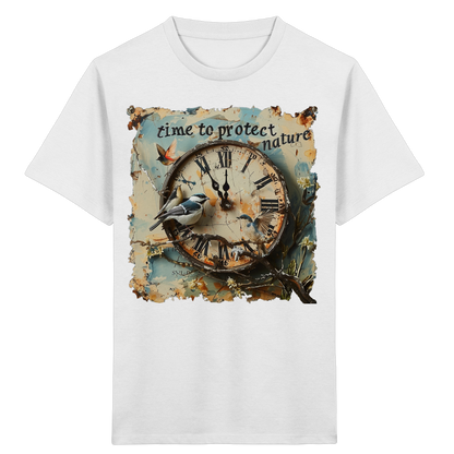 vegwear "time to protect nature" - unisex Kinder T-Shirt, nachhaltige Mode