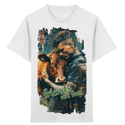 vegwear "friends not food" - unisex Kids bio T-Shirt, vegan, fair