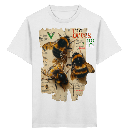 vegwear "no bees no life" - Kinder bio T-Shirt