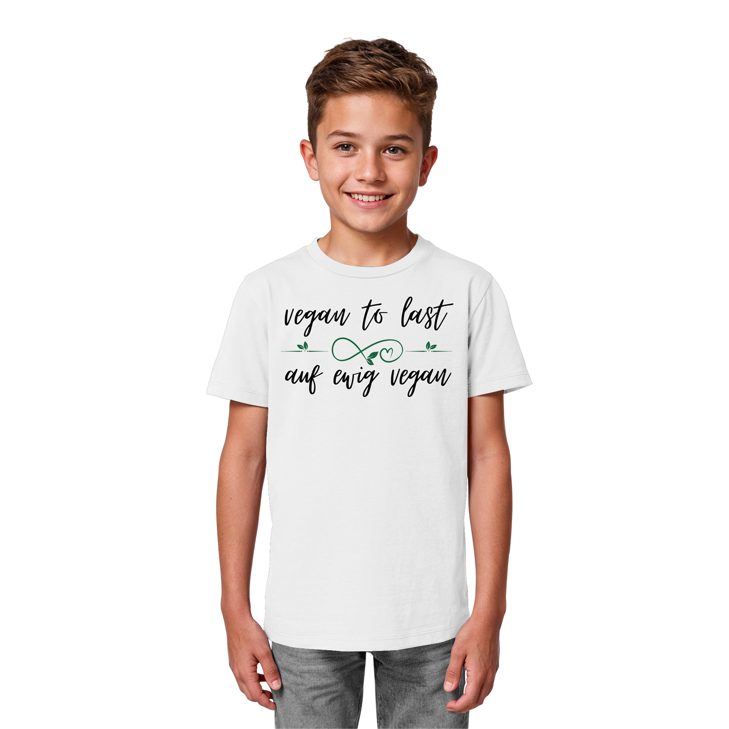 vegwear "vegan to last" - unisex Kinder T-Shirt, bio, vegan