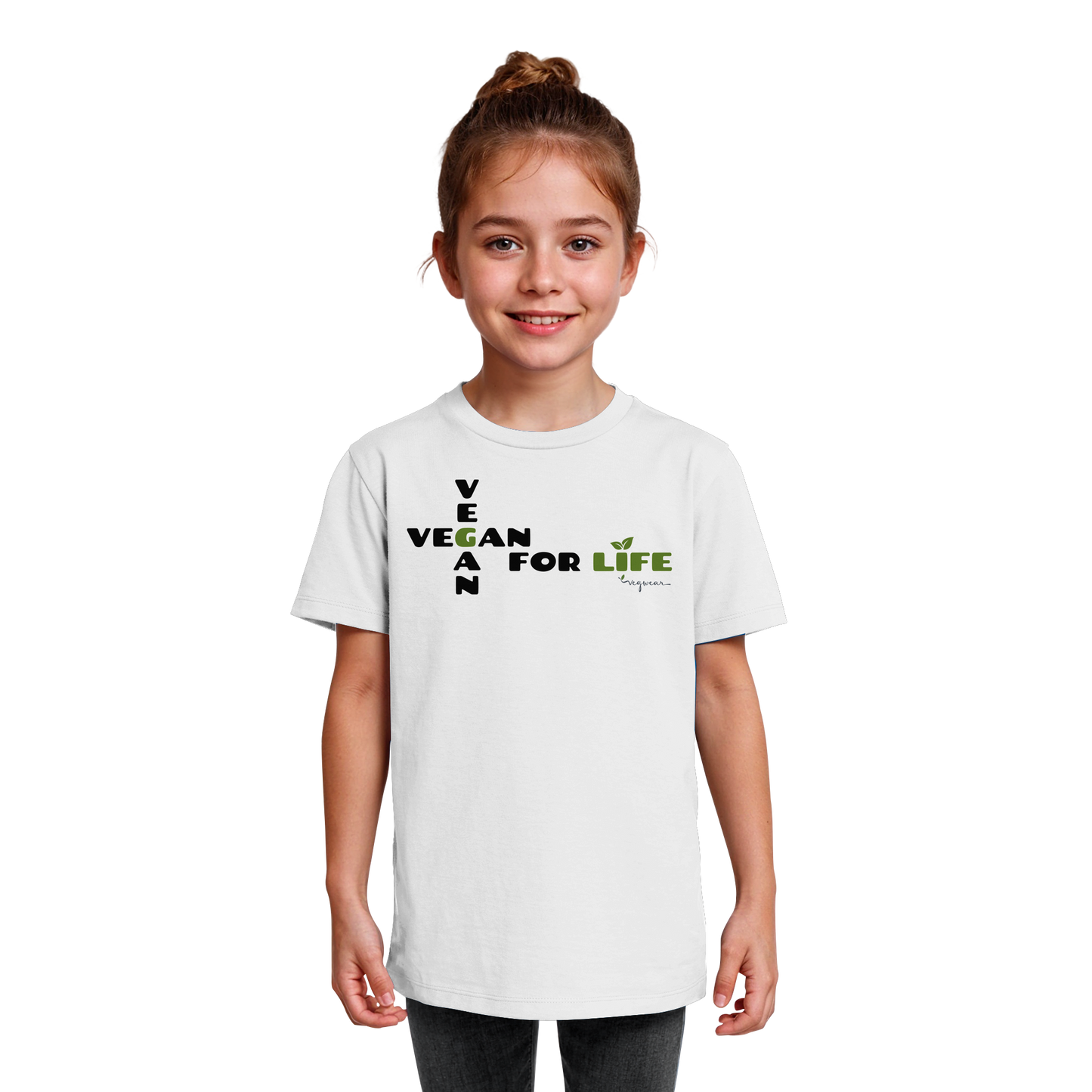 vegwear "vegan for life" - unisex Kids Organic T-Shirt