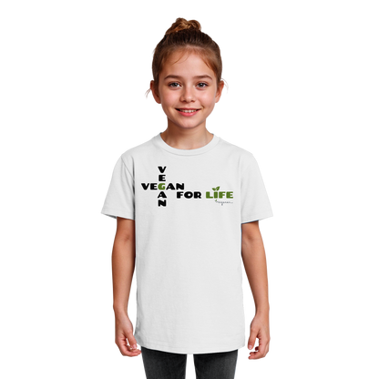 vegwear "vegan for life" - unisex Kids Organic T-Shirt