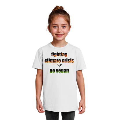 vegwear "fighting climate crisis" - Kids Bio T-Shirt für kleine Weltverbesserer