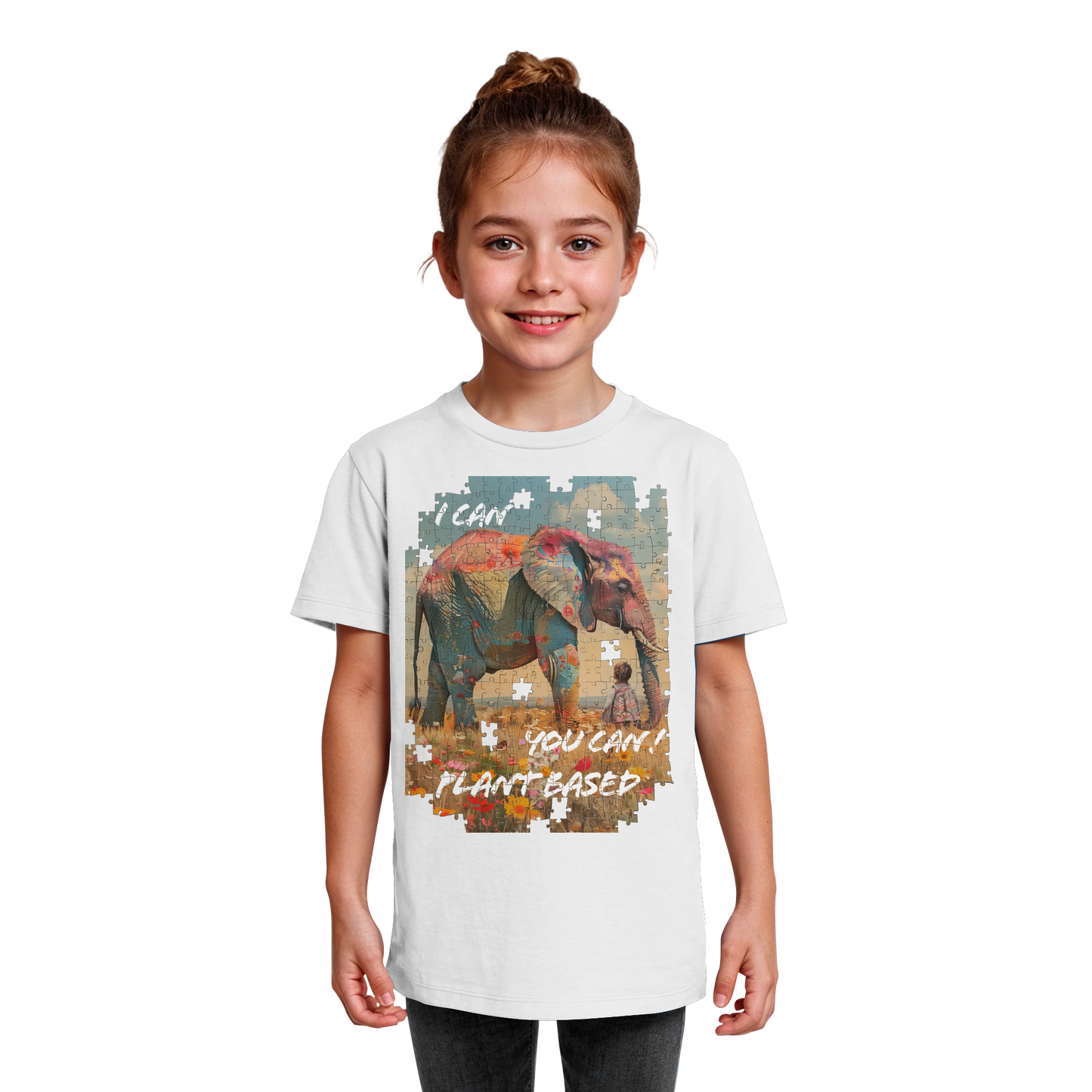 vegwear "I can you can"- unisex Kinder T-Shirt, bio, vegan