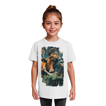 vegwear "friends not food" - unisex Kids bio T-Shirt, vegan, fair