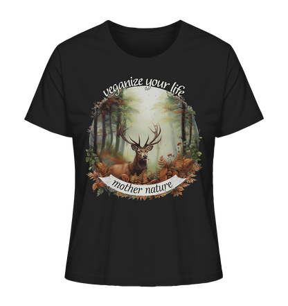 Motif "mother nature" - women's organic T-shirt
