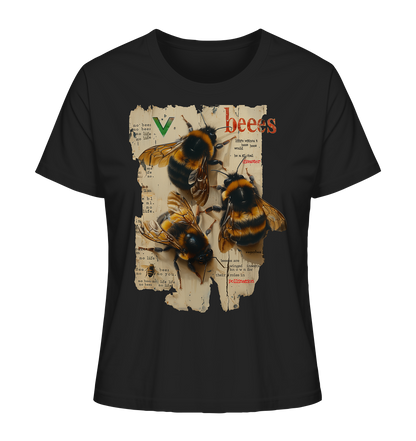 Motiv "no bees, no life" - Damen Bio T-Shirt