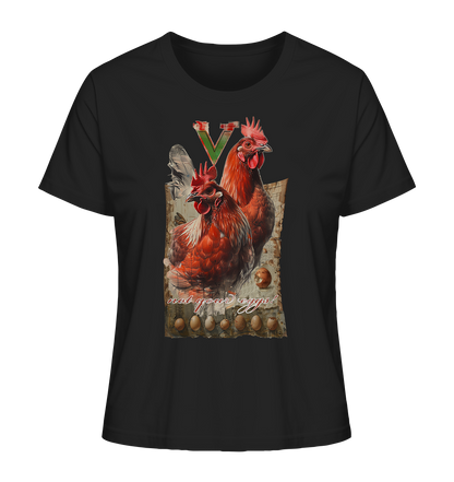 Motif "not your eggs" - women's organic T-shirt
