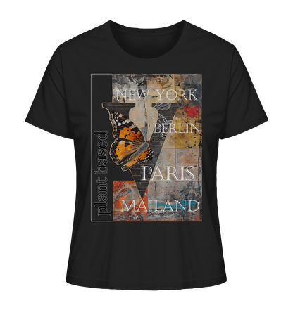 Motiv "plant based cities" - Damen Bio T-Shirt