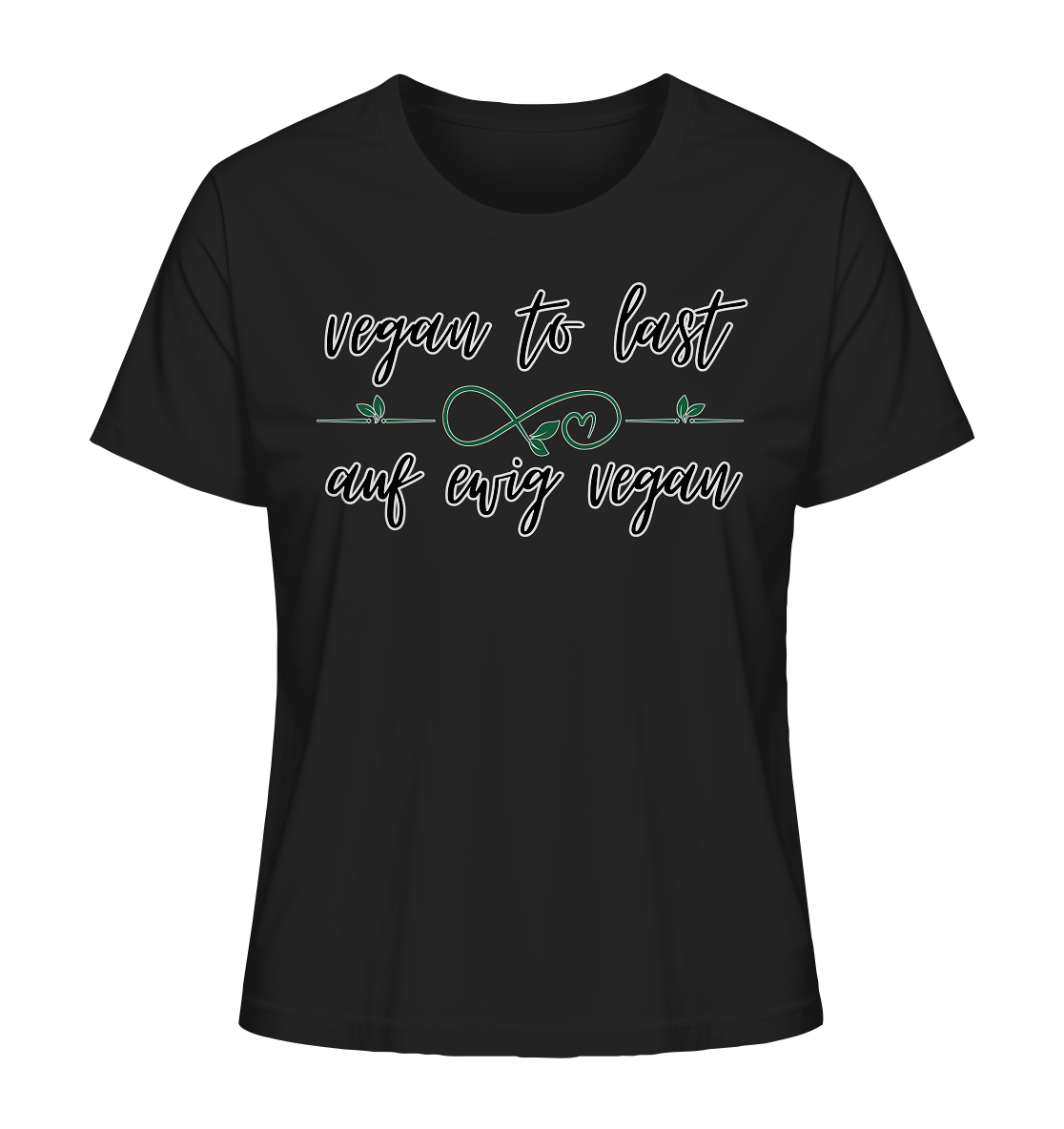 Motiv "vegan to last" - Damen Bio T-Shirt