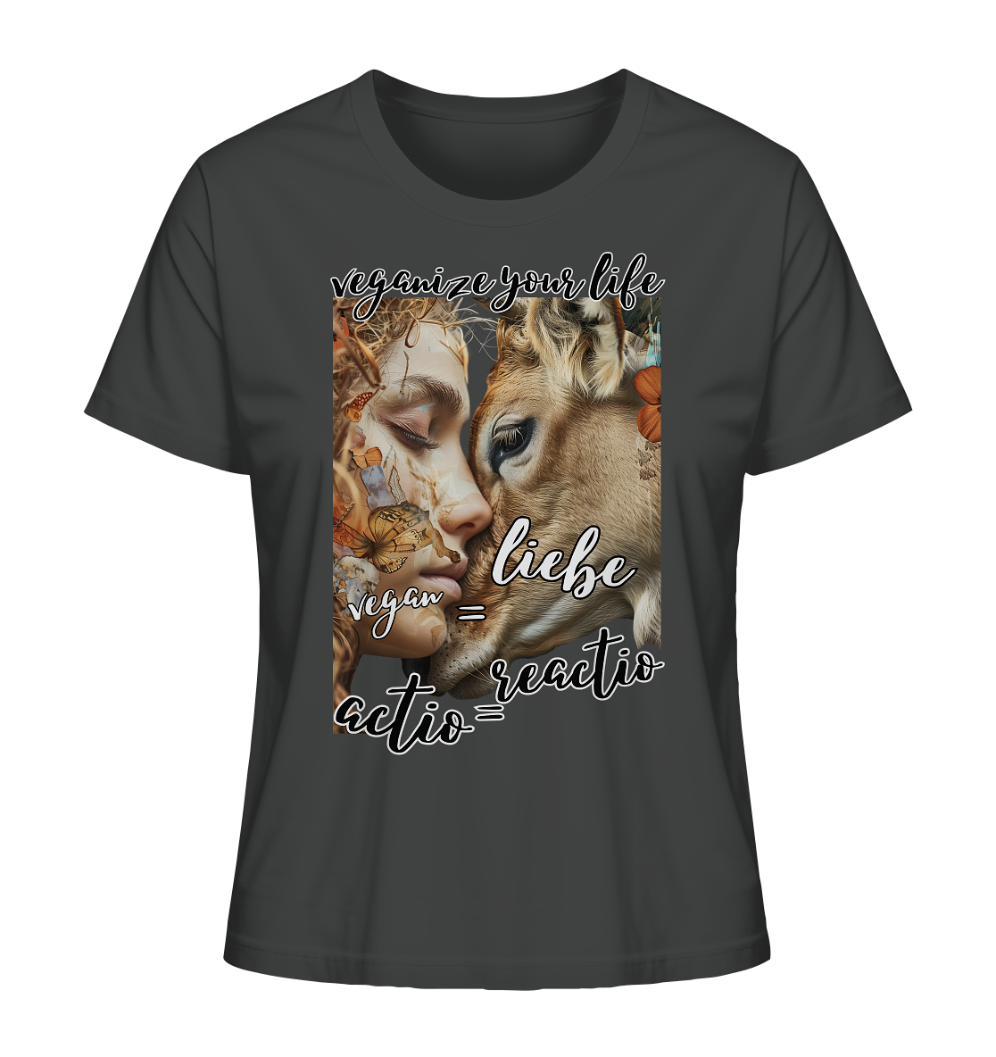 Motiv "actio = reactio" - Damen Bio T-Shirt