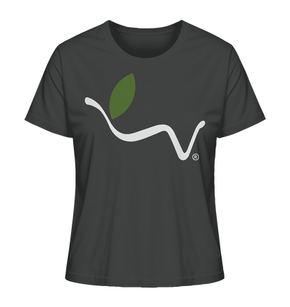 Motiv "vegwear Logo weiß" - Damen Bio T-Shirt
