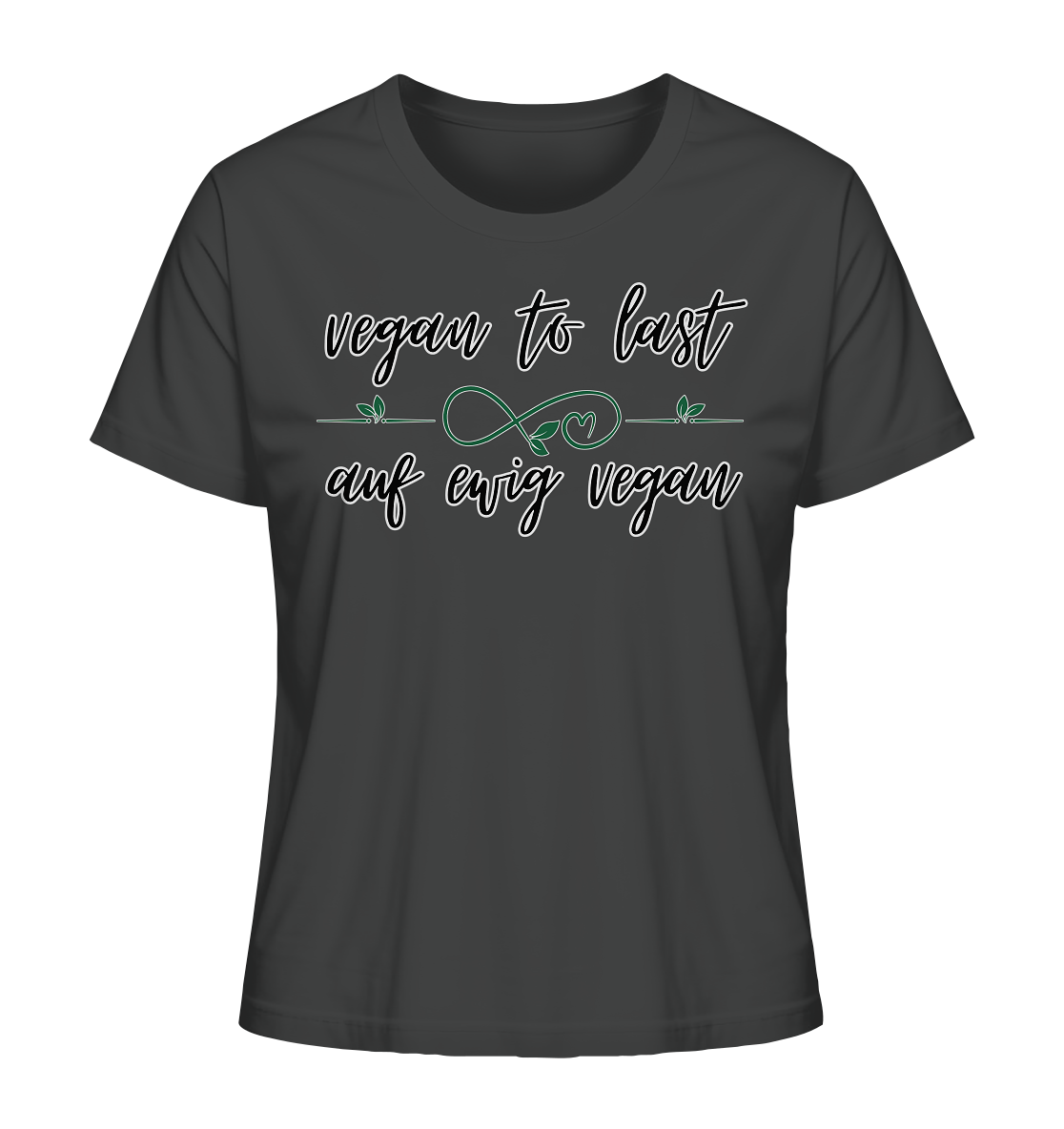 Motiv "vegan to last" - Damen Bio T-Shirt