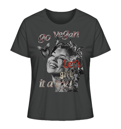 Motiv "Let's give it a try" - Damen Bio T-Shirt