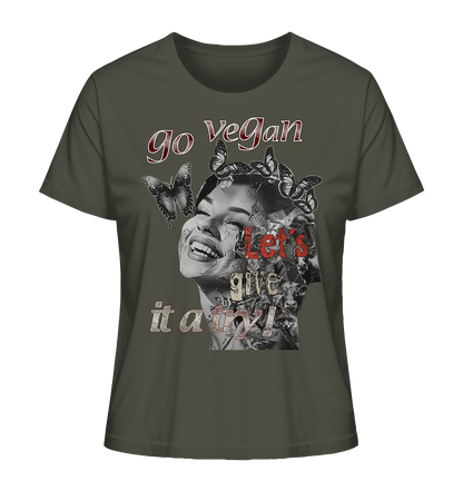 Motiv "Let's give it a try" - Damen Bio T-Shirt