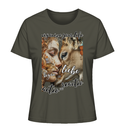 Motiv "actio = reactio" - Damen Bio T-Shirt