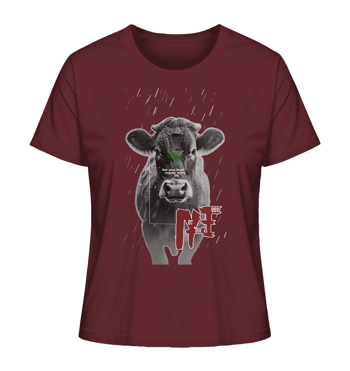 Motiv "not your food" - Damen Bio T-Shirt