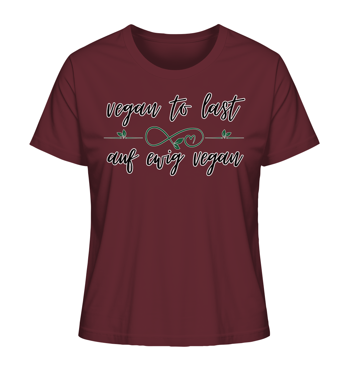 Motiv "vegan to last" - Damen Bio T-Shirt