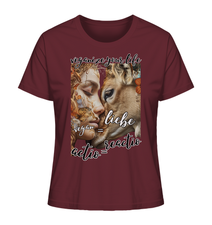 Motiv "actio = reactio" - Damen Bio T-Shirt