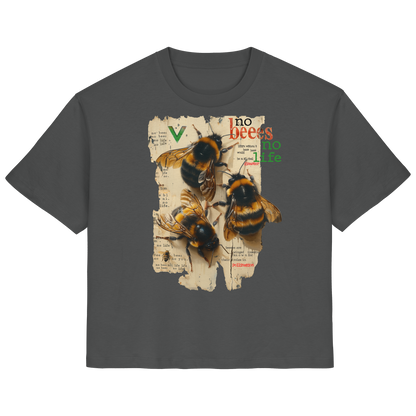 vegwear "no bees no life" 2.0 - Damen T-Shirt, bio, vegan