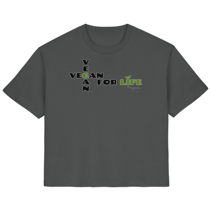 vegwear "vegan for life" - Damen T-Shirt bio vegan fair