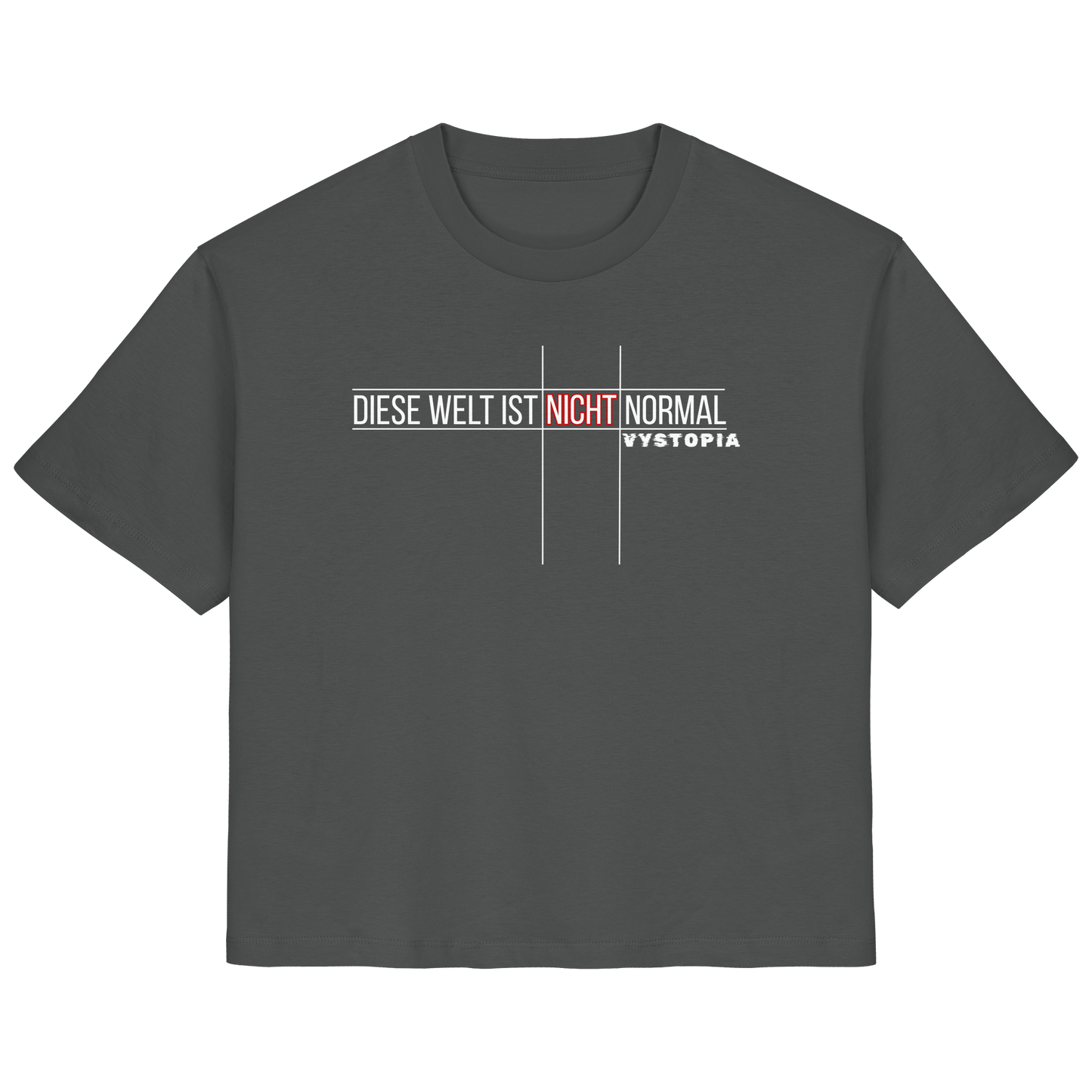 vegwear "Diese Welt ist nicht normal" - Damen Bio T-Shirt