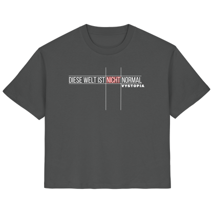 vegwear "Diese Welt ist nicht normal" - Damen Bio T-Shirt