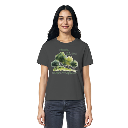 vegwear "mehr Bäume braucht das Land" - Damen Bio T-Shirt, vegan, fair, nachhaltig