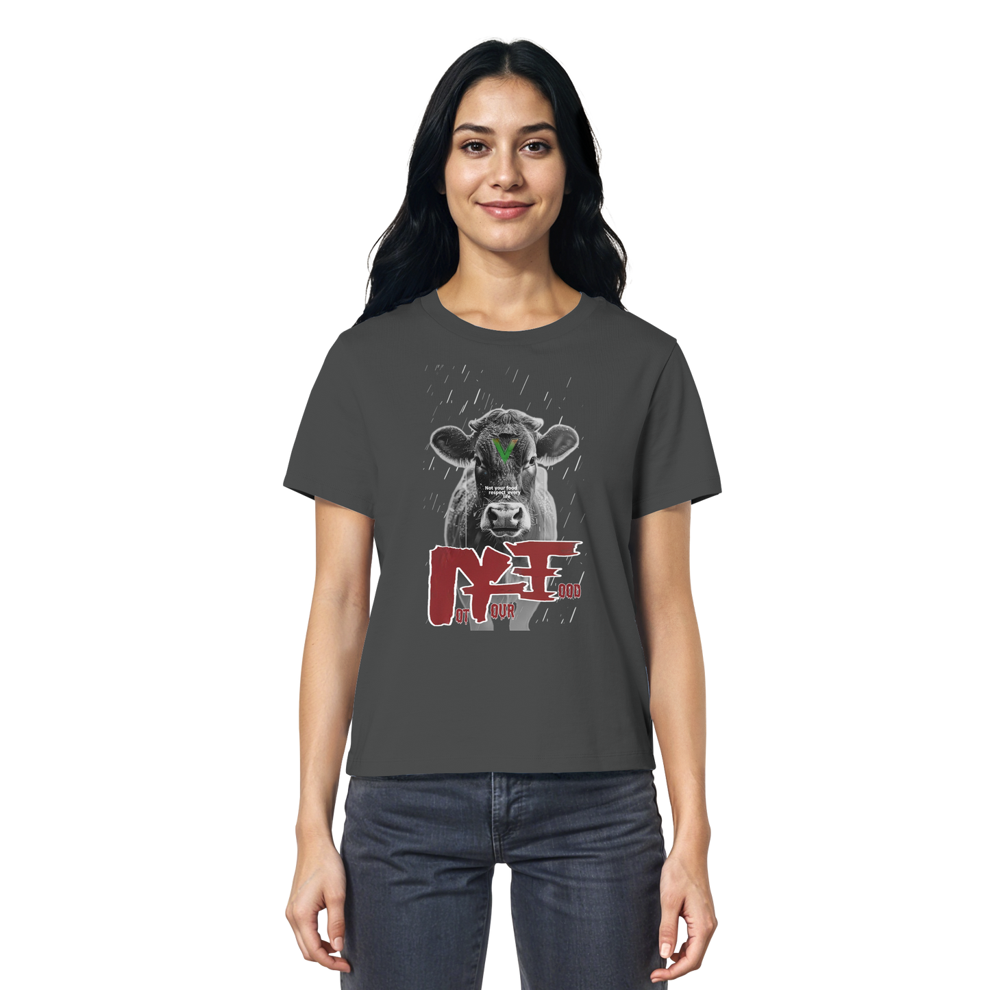 vegwear "not your food" - Damen Bio T-Shirt