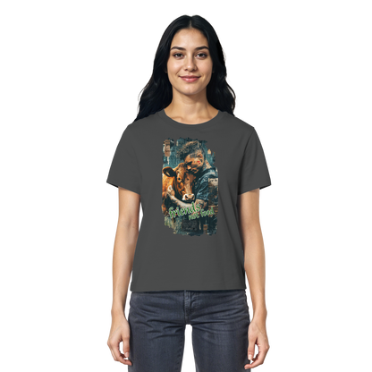 vegwear "friends not food" - Damen Bio T-Shirt, bio, fair