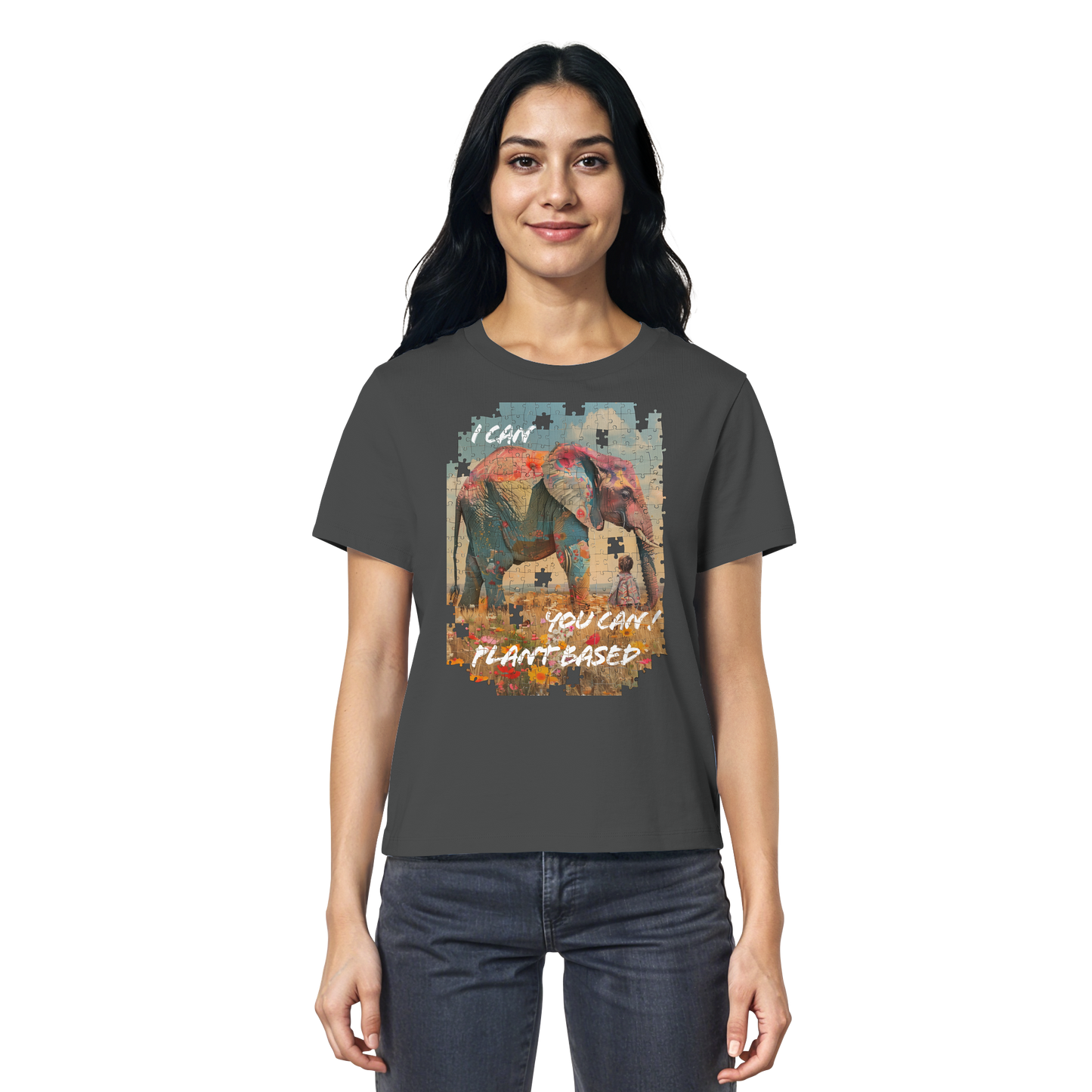 vegwear "I can you can"- Damen T-Shirt, bio, vegan